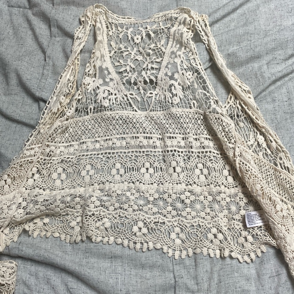 Crocheted cardigan